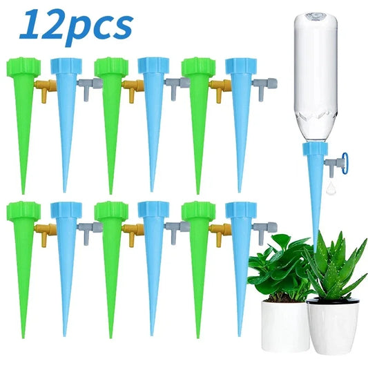 Automatic Drip Irrigation System Self Watering for Flower Plants Greenhouse Garden Adjustable Auto Water Dripper Device